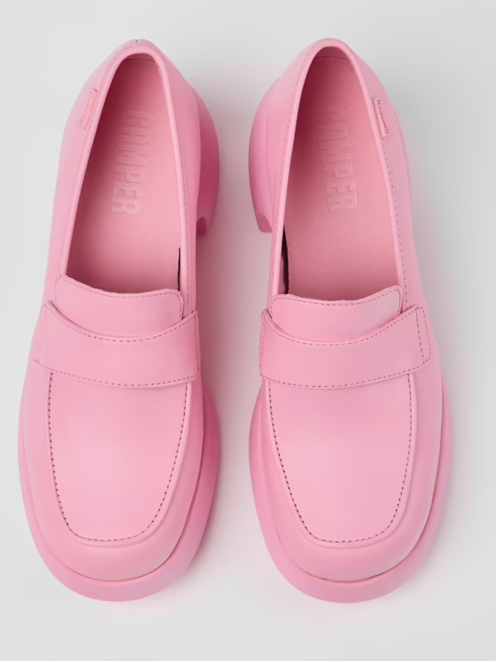 CAMPER Thelma Pink Leather Loafer for Women, Size EU40/US9.5, NWOT